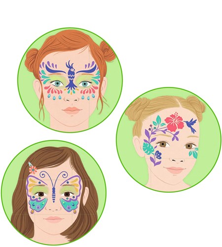 Djeco coffret body art - maquillage et accessoires Rio de Janeiro