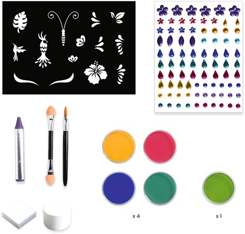 Djeco coffret body art - maquillage et accessoires Rio de Janeiro-2