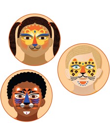 Djeco coffret body art Panthera - maquillage et accessoires pour enfants