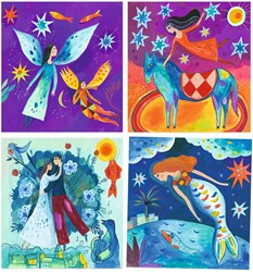 Djeco activité de peinture set artistique inspiré de Chagall - papier FSC