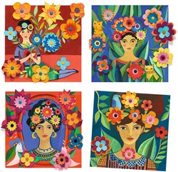 Djeco coffret créatif Coyoacán - FSC MIX - peinture et découverte
