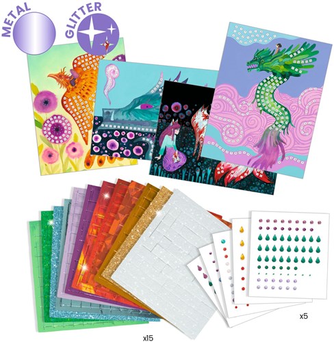 Djeco puzzel Créatures légendaires - FSC MIX legpuzzel speelgoed-3