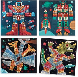Djeco mozaïek Space Battle - creatief speelgoed voor kinderen