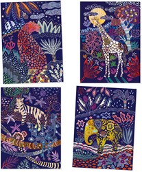 Djeco cartes à gratter Lush nature - set créatif carton FSC