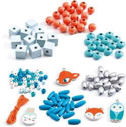 Djeco kralen houten sieraden Little animals kralenset kinderen