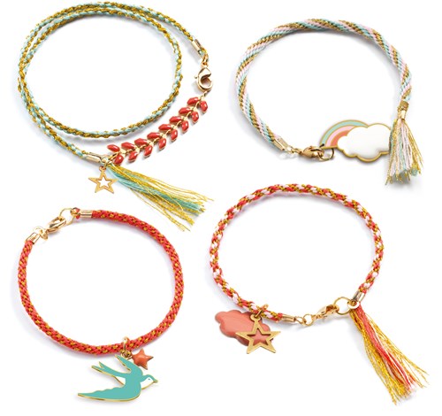 Djeco kralen en sieraden Celeste - Kumihimo armbanden knutselset
