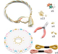Djeco kralen en sieraden Celeste - Kumihimo armbanden knutselset-2