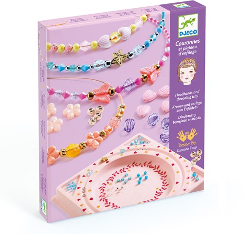 Djeco kralen & sieraden Precious knutselset - maak je eigen kronen-3