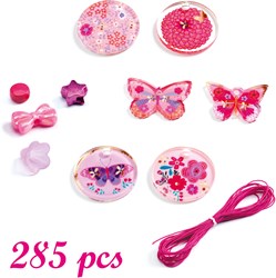 Djeco perles Butterflies coffret bijoux créatif pour enfants
