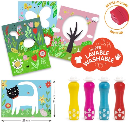 Djeco schilderen Small Dots creatieve kleurset voor peuters-3