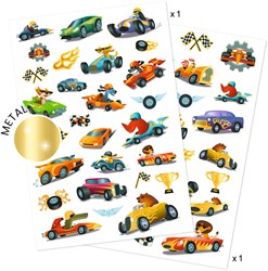 Djeco jouet tatouage Bolides - tatouages temporaires pour enfants
