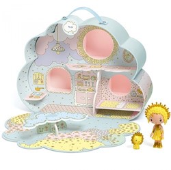 Djeco Portable Dollhouse Tinyly Maison De Sunny & Mia