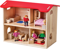 Bigjigs Maison de poupée complet