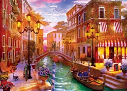 Eurographics puzzel Venetian Romance - 1000 stukjes
