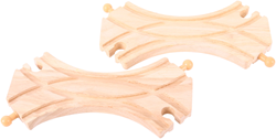 Bigjigs Treinrails Dubbelzijdige Splitsing