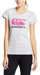 Canterbury T-shirt CCC Logo gris clair marl XS coton unisexe