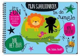 Mon livre de pochoirs dans la jungle. 4+