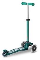 Micro kinderstep Mini Micro Deluxe ECO LED groen - verstelbaar en duurzaam-2