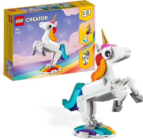 LEGO Creator Licorne Magique Set de Construction - Jouet 3-en-1 31140-3