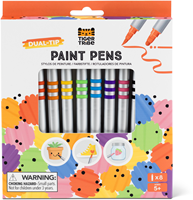 Tiger Tribe feutres peinture dual tip - marqueurs créatifs pour enfants