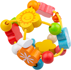 BigJigs activiteitenbal baby - houten sensorisch speelgoed