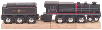 BigJigs houten stoomlocomotief trein - Black 5 - speelgoedtrein