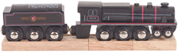 BigJigs houten stoomlocomotief trein - Black 5 - speelgoedtrein