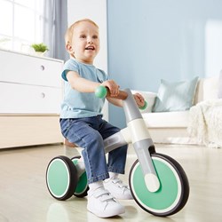 Hape loopfiets peuter groen - balansfiets houten speelgoed