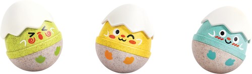 Hape baby rammelaar set Happy Hatchlings wiebelrammelaars multicolor