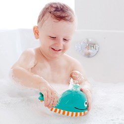 Hape jouet de bain baleine soufflante de bulles - plaisir moussant pour enfants