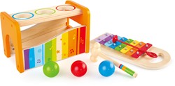 Hape houten hamerbank xylofoon - educatief muziekspeelgoed