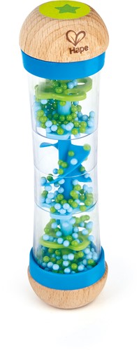 Hape Regenmaker met kralen - Blauw
