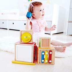 Hape set de musique empilable en bois - jouet musical éducatif