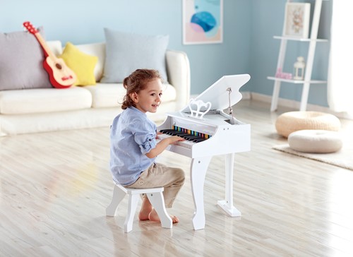 Hape Piano à queue électrique - blanc