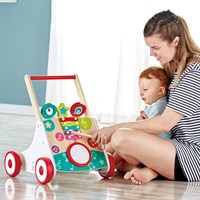 Hape loopwagen My First Musical Walker met muziek en blokken-3