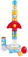 Hape jouet éducatif Rocket Ball Air Stacker jeu d'empilage coloré-2