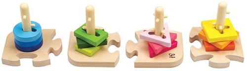 Hape houten sorteerpuzzel - creatieve pin puzzel voor peuters-3