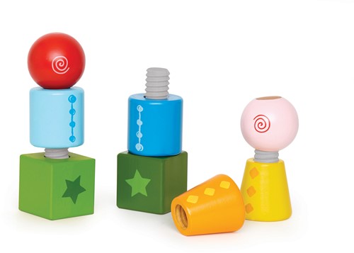 Hape Schroef vormen - 8-delig