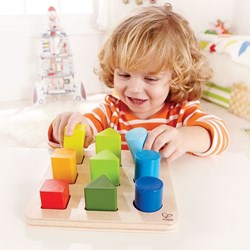 Hape planche de tri en bois jouet éducatif couleurs