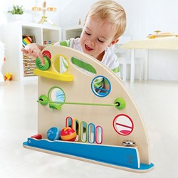 Hape circuit à billes en bois jouet coloré - piste à balles pour enfants