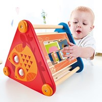 Hape boîte d'activités en bois jouet éducatif portable motricité