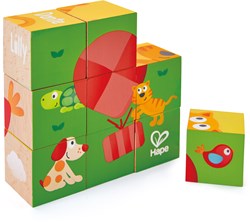 Hape Blokkenpuzzel Pepe & friends - 9 blokken
