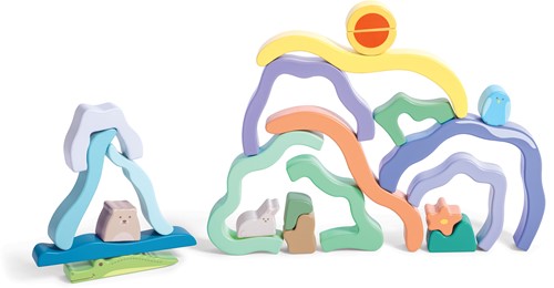 Hape Natuur Stapelblokken