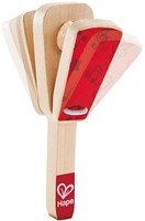Hape instruments de percussion en bois pour enfants - jouet musical coloré-3