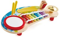 Hape muziekinstrumenten speelgoed Mighty Mini Band houten muziekset-2