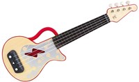 Hape Musique Ukulélé Apprendre-avec-lumières pour enfants rouge-2