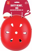 Hape casque vélo enfant rouge - réglable et résistant aux chocs-3