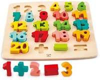 Hape rekenpuzzel - educatief houten speelgoed - 24 stukjes