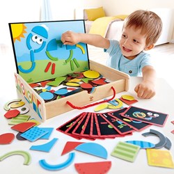 Hape Magnetische figuren maken - creatieve kunstbox speelgoed