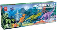 Hape puzzle dinosaure 1,5 mètre glow in the dark carton-2